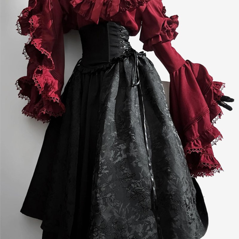 Платье на Хэллоуин черно-красн – обзор и цена Women'S Red Formal Wear
