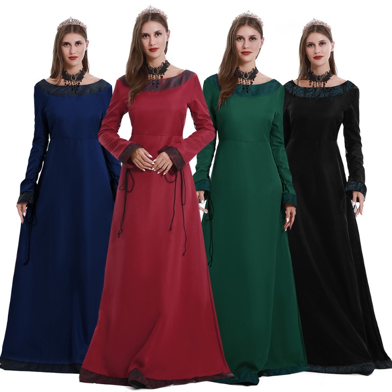 Женское средневековое длинное  – обзор и цена Lace Dress