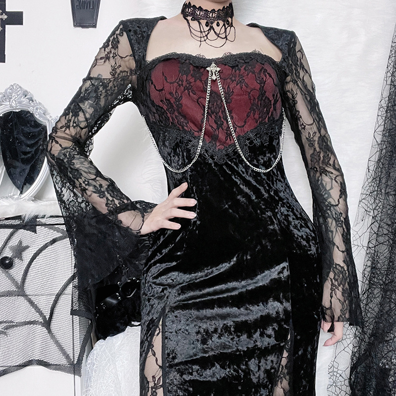 Женские готические вечерние пл – обзор и цена Midi Dress