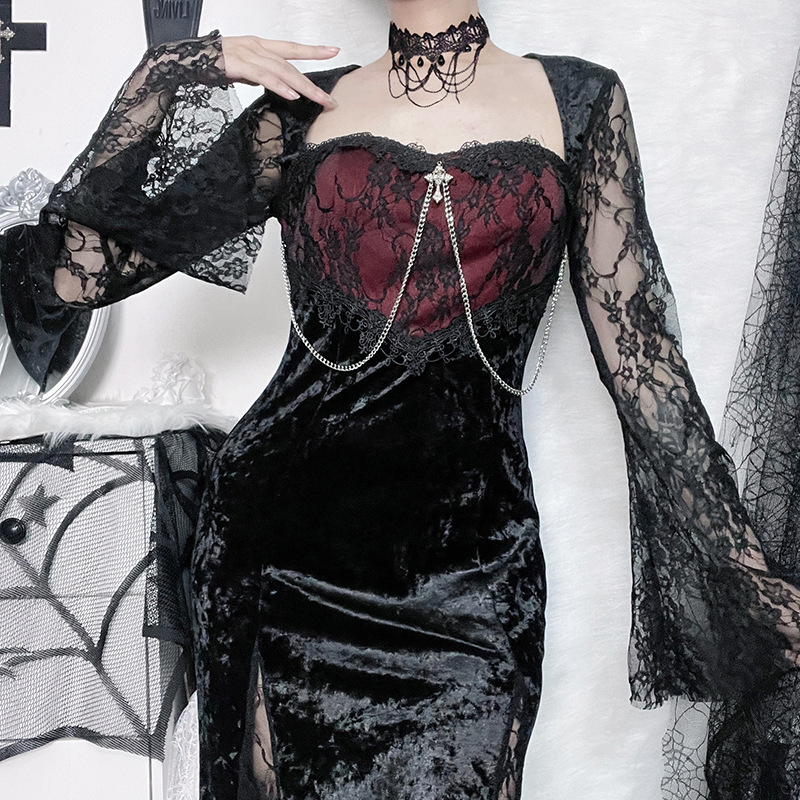 Женские готические вечерние пл – обзор и цена Midi Dress